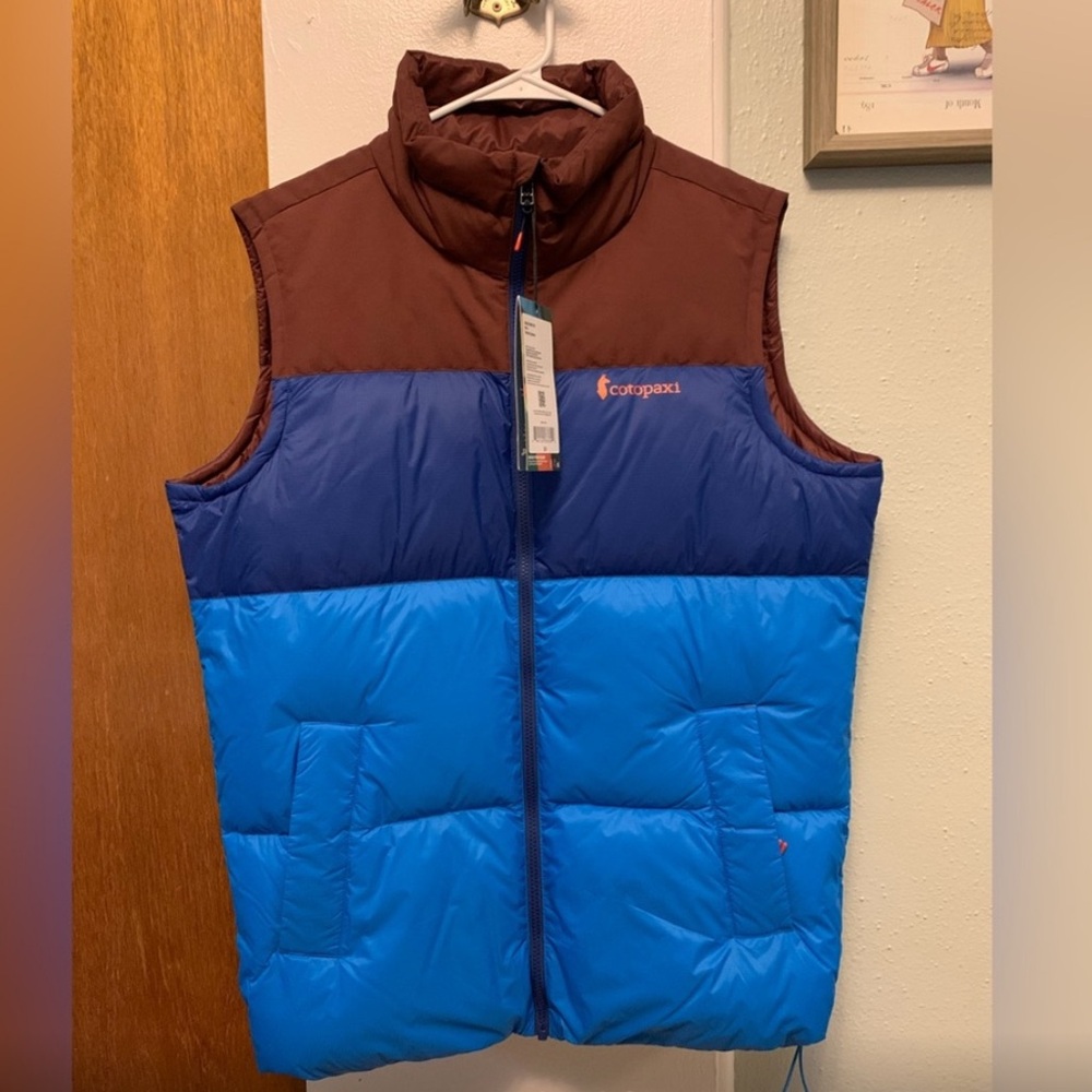 Cotopaxi Brown and Blue Vest